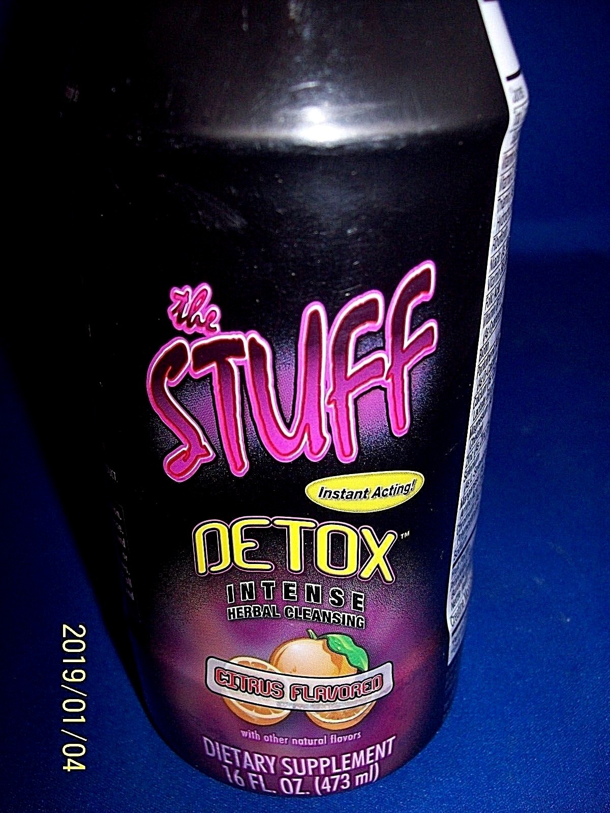 NEW THE STUFF INSTANT ACTING DETOX INTENSE HERBAL CLEANSING CITRUS FLAVORED DRIN