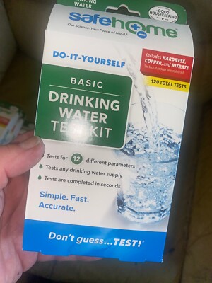 SafeHome Do-It-Yourself Basic Drinking Water Test Kit. 120 Total Tests