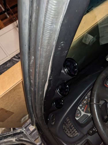 GlowShift Black Triple Gauge 52mm Pillar Pod For 2002-2008