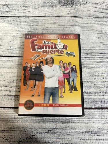 Telenovela Familia con Suerte (DVD, 2012, 4-Disc Set) TV Telenovela Familia con Suerte (DVD, 2012, 4-Disc Set) TV