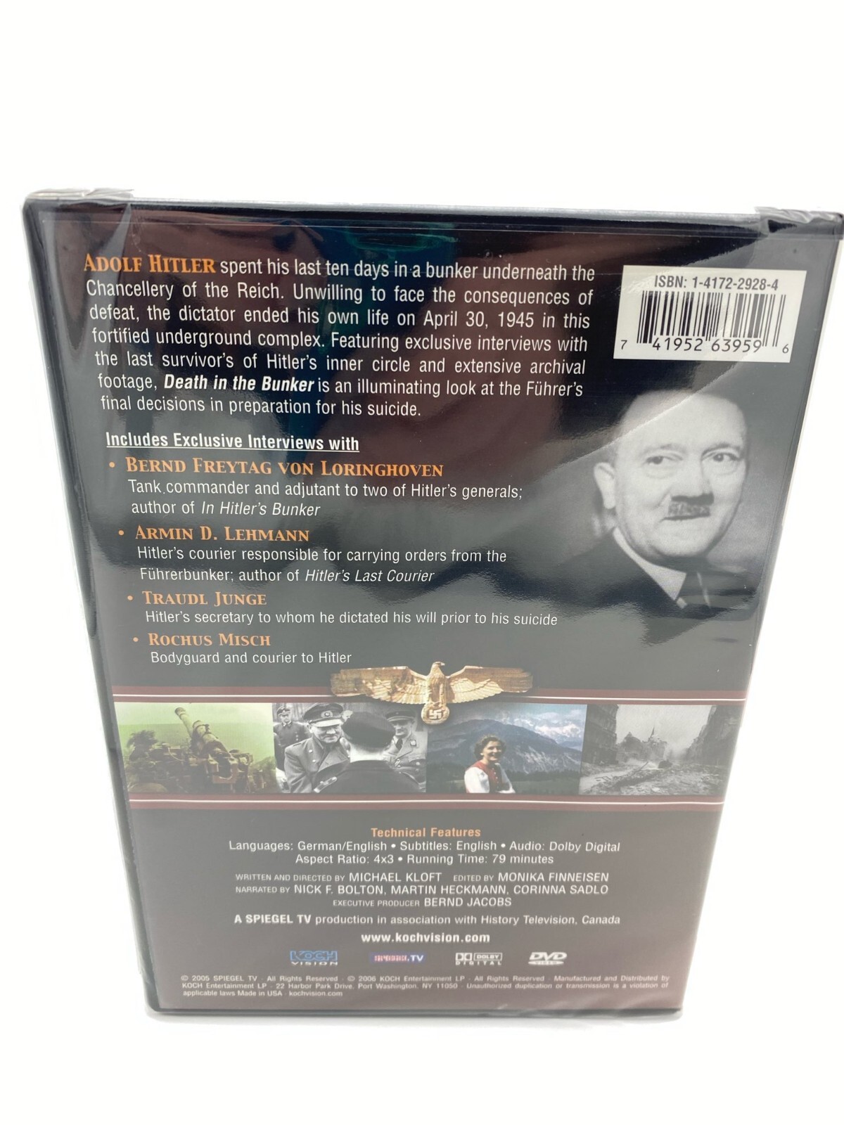 その他 Death in Bunker: True Story of Hitler&#39;s Downfall [DVD] Death in the Bunker - The True Story of Hitlers Downfall