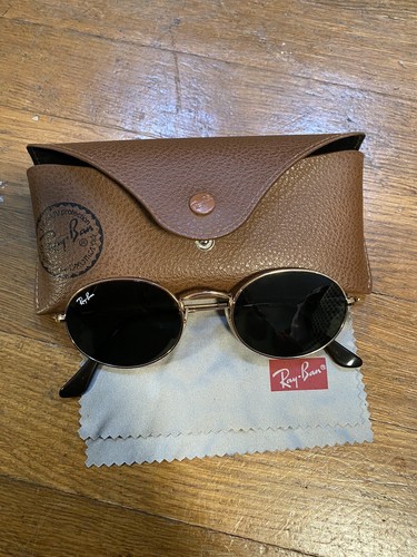 レイバン　サングラス　OVAL L SUMMER CUPSULE OVAL METAL SUMMER CAPSULE Sunglasses in Arista Gold and Blue