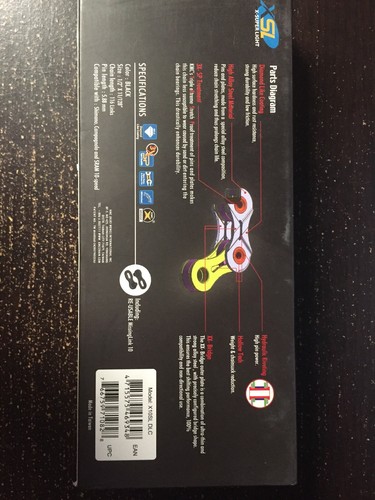 KMC X10SL DLC X2.0 SUPER LIGHT 10 SPEED BIKE CHAIN XSP 116L BLACK/BLACK