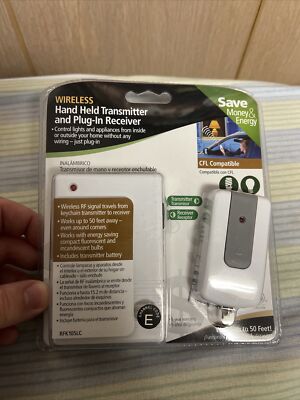 Amer Tac Wireless Hand Held Transmitter & Plug-In Receiver RFK105LC-2, 2010