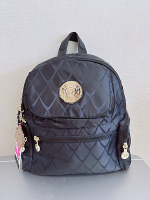 New Kipling matta modern SCALE JACQUARD black small BACKPACK