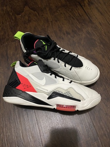 Nike Jordan Zoom 92 Basketball Shoes Sail Black Crimson
