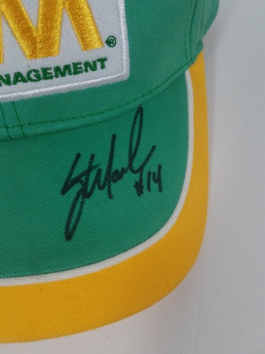 Sterling Marlin Waste Management Nascar Green Number 14 Hat