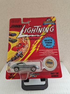 Johnny Lightning 1993 Custom XKE Q Car Series K Limited Bare Metal Red Lines C1!