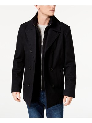 

KENNETH COLE NEW YORK Мужской черный бушлат стрейч, 440BB304