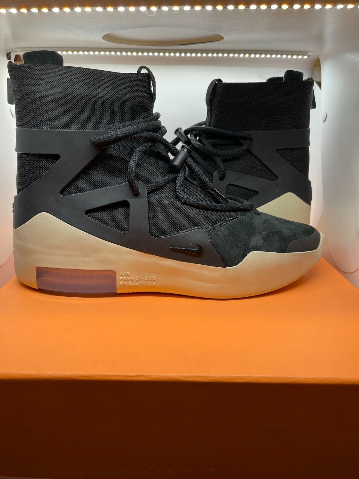 Nike Air Fear of God 1 Black / Size 10.5 / AR4237-001 / FREE Nike Air Fear of God 1 Black / Size 10.5 / AR4237-001 / FREE