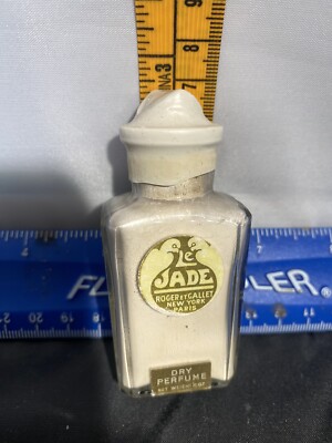 Vtg Roger et Gallet New York Paris LE JADE Dry Perfume Sealed FREE SHIPPING