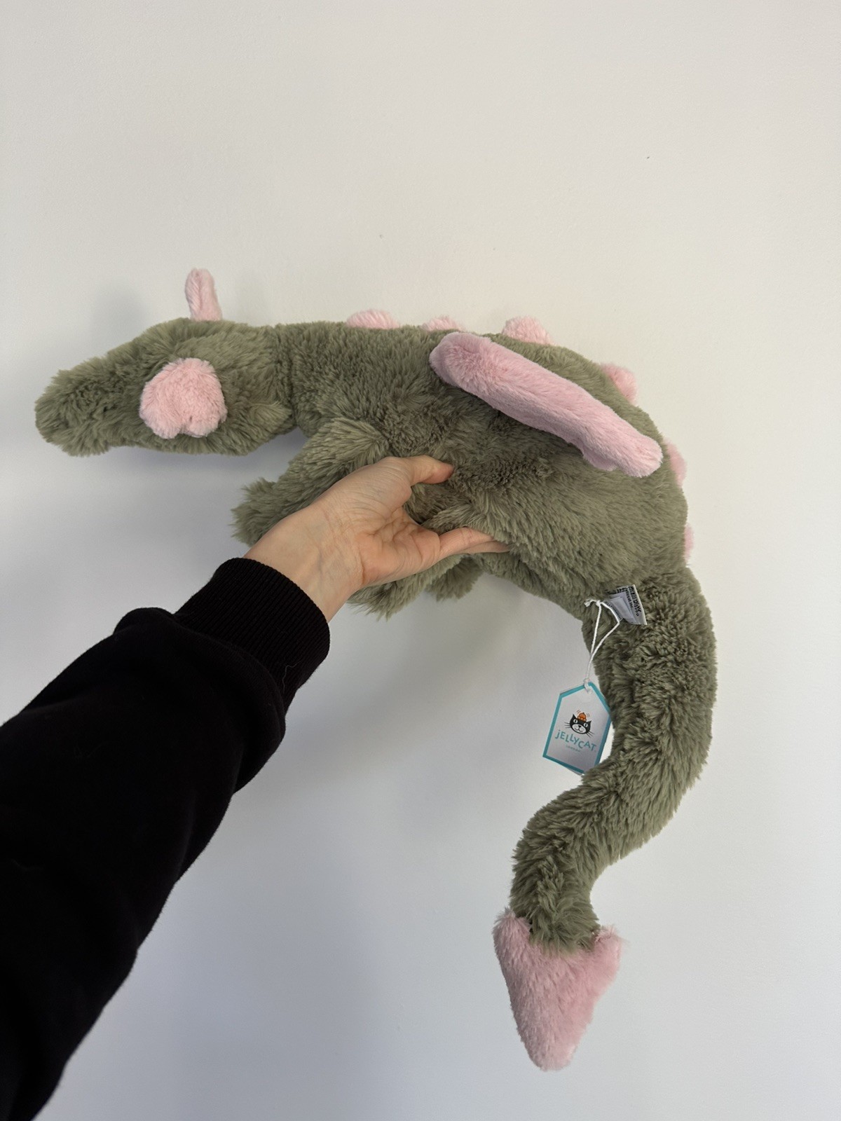 ジェリーキャット ドラゴン Malachy Dragon Jellycat Malachy Dragon - Exclusive Green/Pink Plush - Brand