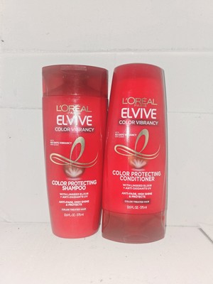 Lot of 2 L Oreal Paris Elvive COLOR VIBRANCY Shampoo & Conditioner 12.6oz Each