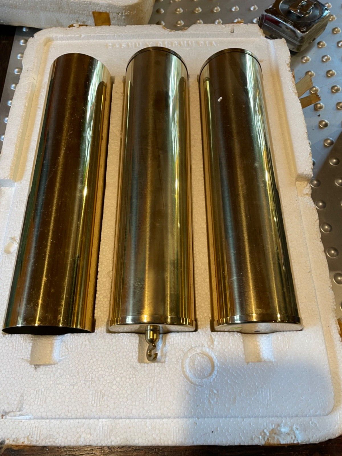 GRANDFATHER CLOCK WEIGHT shells Ridgeway Miller