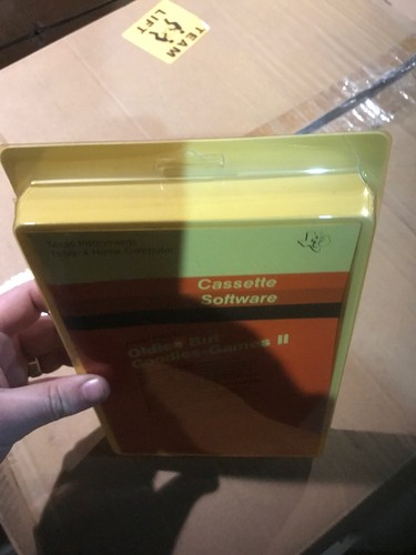 New Nos TI99-4a Computer Oldies But Goodies Games II Cassette Rare PHT 6017