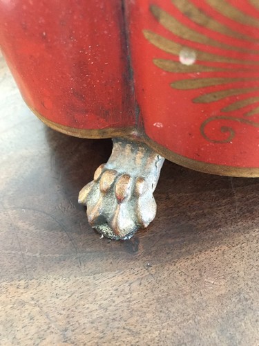 Antique French Tole Planter/Cache