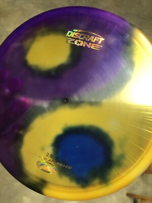 Discraft Z Zone Fly Dye yin yang used Disc Golf Putter 2.0