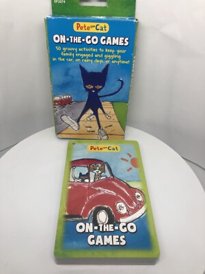 Edupress Pete The Cat On-The-Go Game complete Children's Educational Card Game 