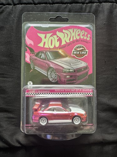 ミニカー Hot Wheels  RLC Pink Editions GT-R BNR34 Hot Wheels RLC Exclusive Nissan Skyline GT-R BNR34 🟪 Pink