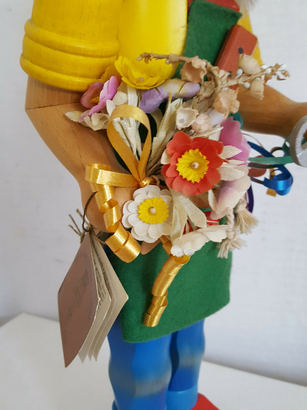 Christian Ulbricht Nutcracker Florist Gardener Vintage W. Germany Bouquet 14