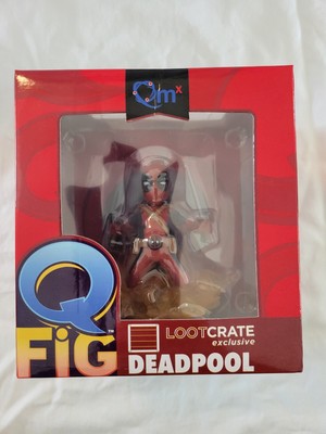 Marvel QMx Q Fig DEADPOOL Loot Crate Exclusive VINYL FIGURE NEW IN BOX FREE SHIP