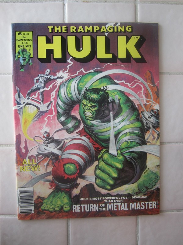 Rampaging Hulk NÂ° 3 1977 Comics Us Vo Format Magazine