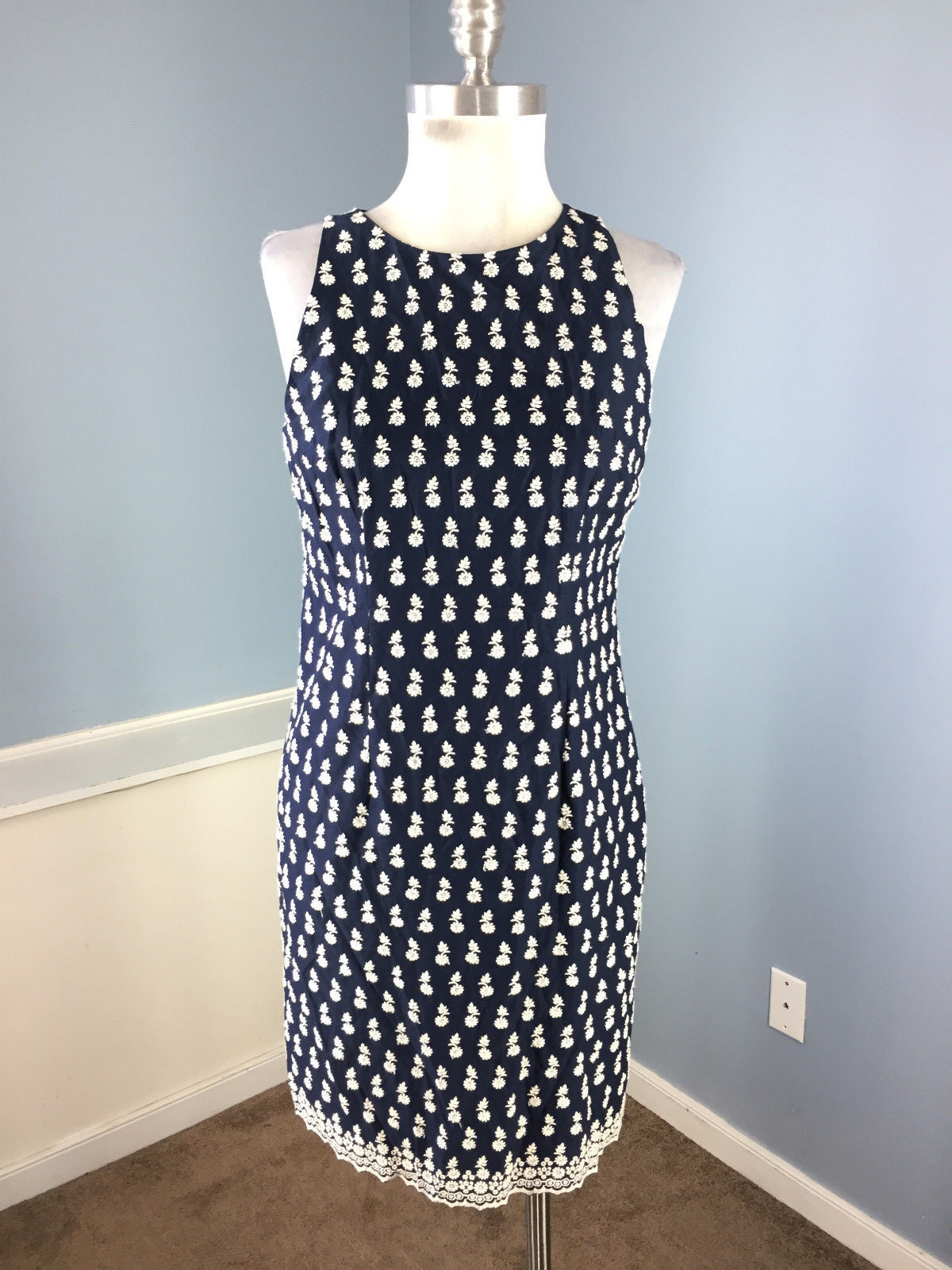 Scalloped Polo Dress / Sサイズ　Baby Blue $_12.JPG?set_id=880000500F