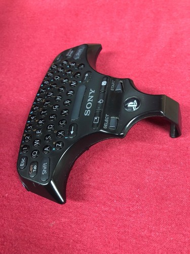 Genuine Sony PS3 Controller Chat Keyboard Wireless KeyPad CECHZK1UC Clean Tested