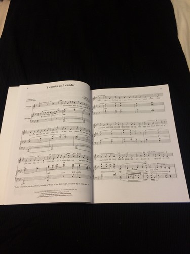 1993 The Songs Of John Jacob Niles Low Voice & Piano New Edition