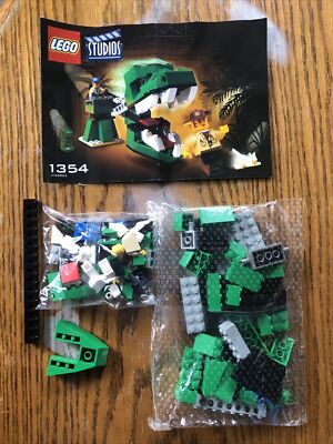 LEGO Studios 1354 Dino Head Attack NEW! Baby T-Rex Dinosaur Stop-Motion Movie