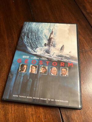 GEOSTORM DVD 2017 Widescreen Bilingual Version Disaster Film Disc Like New