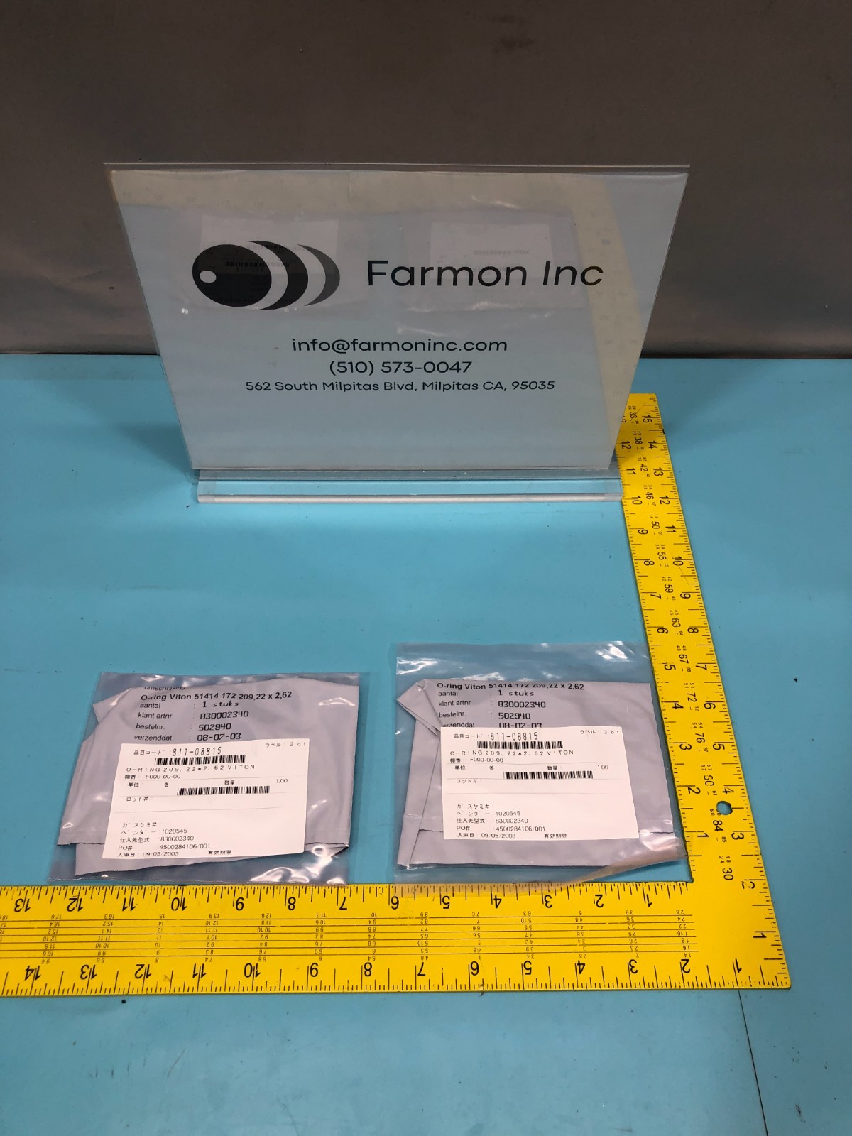 2 830002340 O-RING 209 22x2.62, 193502