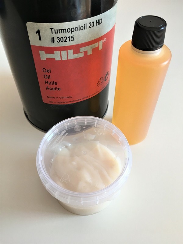 Original Hilti Maschinengetriebe Turmopol ÃL + Fett Bohrhammer #30215 #320560