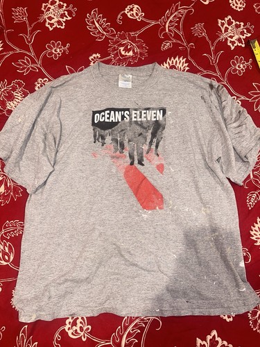 00s Oceans twelve vintage movie tee L