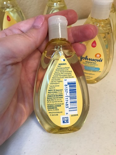 Lot of 12 Johnson's Head-To-Toe Baby Body Wash Shampoo Travel Size Bottles