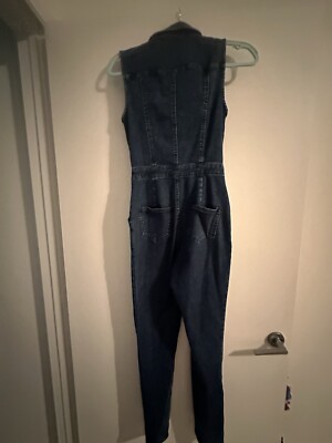 Moda Mujer mono Completo Jean mezclilla