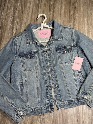 JUICY COUTURE JEANS デニムジャケット S Juicy Couture Denim Trucker Jacket Women's X-Large NWT