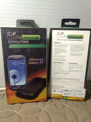 Samsung Galaxy S3 Battery Backup Case from Ontrion 2100mah by Lifecharge 