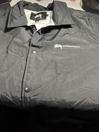 Stussy INTL Coach Jacket Black New Sz L With Tags | eBay Stussy INTL Coach Jacket Black New Sz L With Tags | eBay
