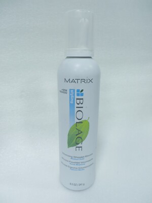 MATRIX BIOLAGE VOLUMIZING WHIPPED MOUSSE 8.5 OZ Green Leaf!