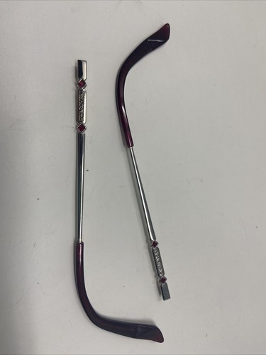 SWAROVSKI GLEN SW 5179 069 140mm SILVER RED TEMPLE ARM PARTS SWAROVSKI GLEN SW 5179 069 140mm SILVER RED TEMPLE ARM PARTS