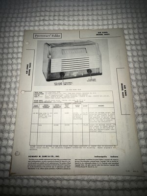 Air King Radio Model 4603 Service Data, parts List & Schematics