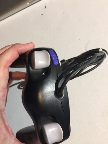 Official Gamecube Controller Black Original Nintendo OEM Genuine Wii