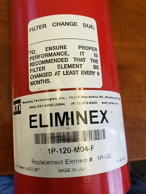 RTI 1P-120-M04-F, Eliminex Separator, 1/2'' NPT, 120 SCFM, 200 PSIG, Auto Drain
