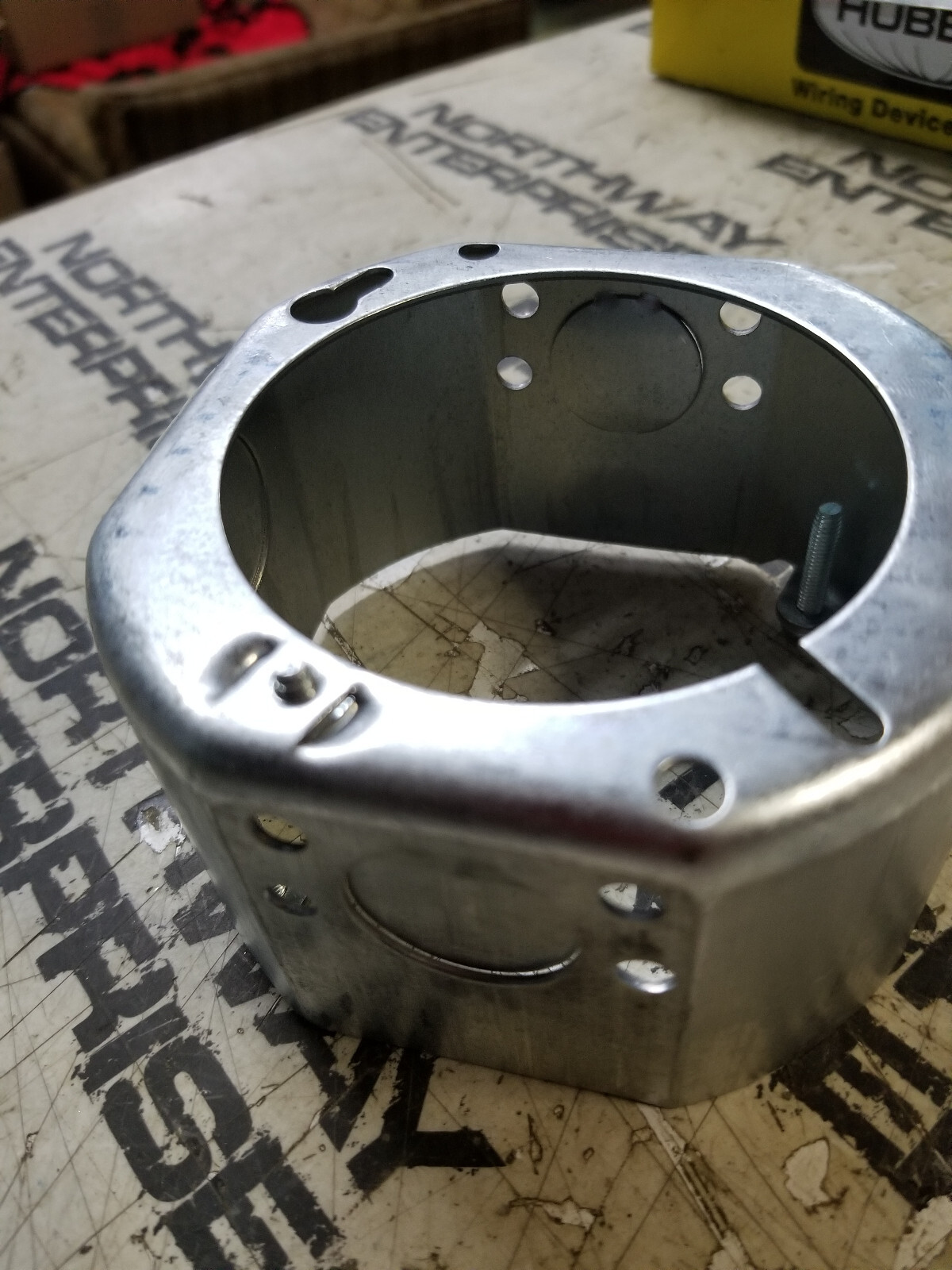 LOT OF 5PC -  CI55171-K Iberville Octagonal EXT Ring 1-Outlet, Octagonal Hollow - Picture 2 of 6