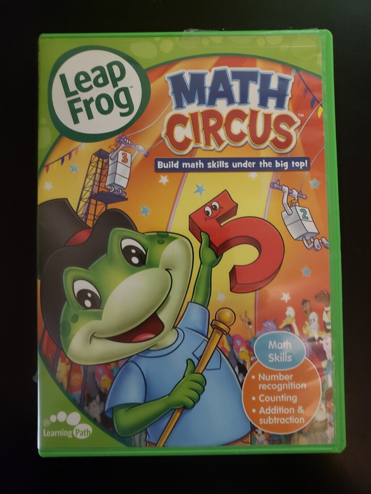 Leap Frog Math Circus KIDS DVD WITH CASE & COVER ARTWORK BUY 2 GET 1 FREE Leap Frog Math Circus KIDS DVD WITH CASE & COVER ARTWORK BUY 2 GET 1 FREE