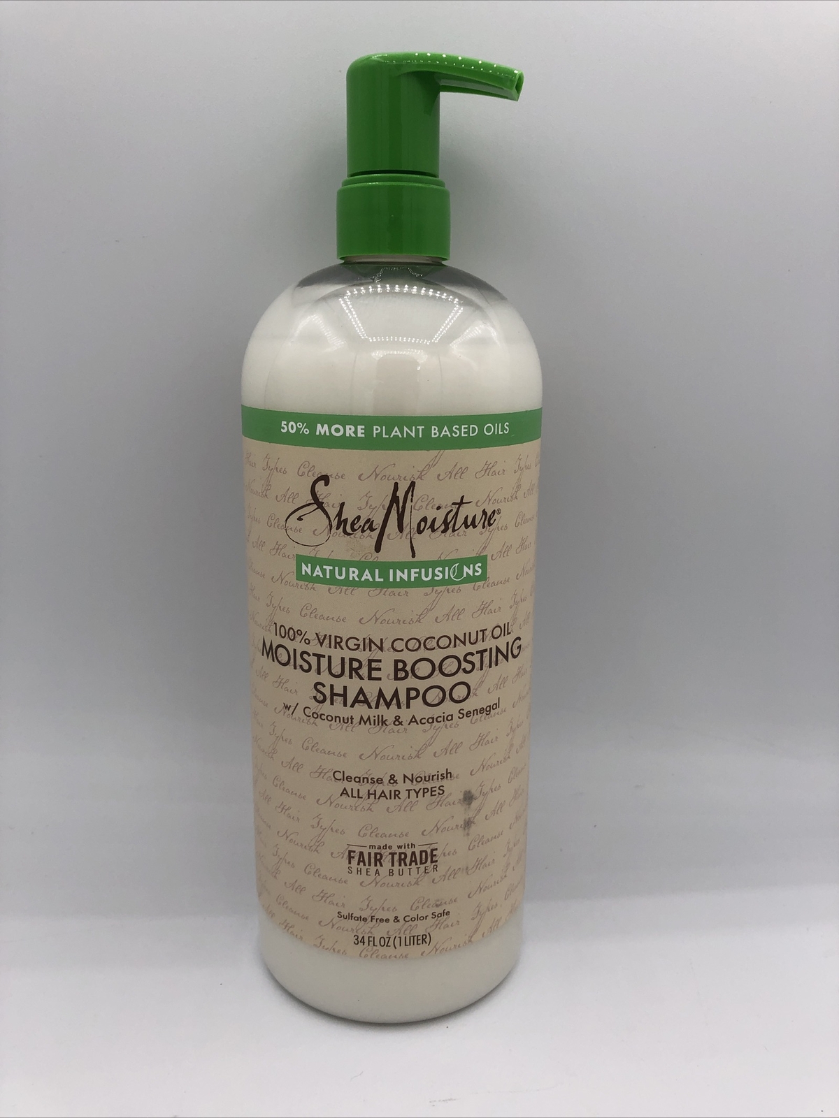 Shea Moisture Boosting Shampoo Natural Infusion  34 Fluid Ounce