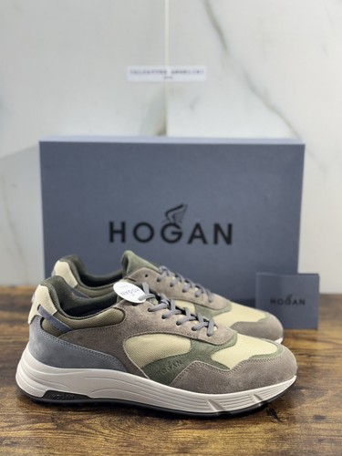 スニーカー Allacc Sneakers - Hogan - Leather - Grey Amazon.com | Hogan Men's Multi-Color Leather Fabric Sneakers