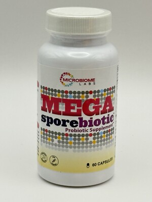 READ 11/24 Microbiome Labs Mega SporeBiotic Probiotic Supplement 60 Caps 11/24