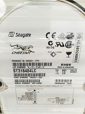 *New* Seagate (ST318404LC) 18.4 GB,10000RPM, 3.5'' Internal Hard Drive